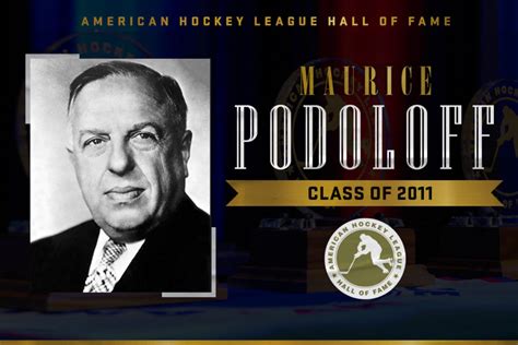 maurice podoloff|Maurice Podoloff – AHL Hall of Fame.